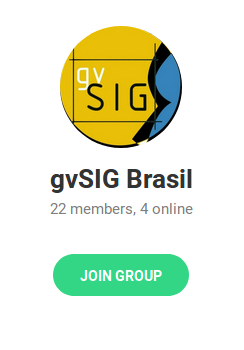 Grupo gvSIG Brasil no Telegram